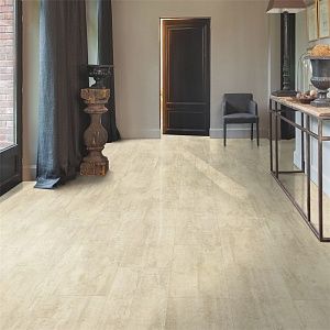 Плитка ПВХ Quick Step Livyn Ambient Click Травертин крем  AMCL40046 фото 3 | FLOORDEALER